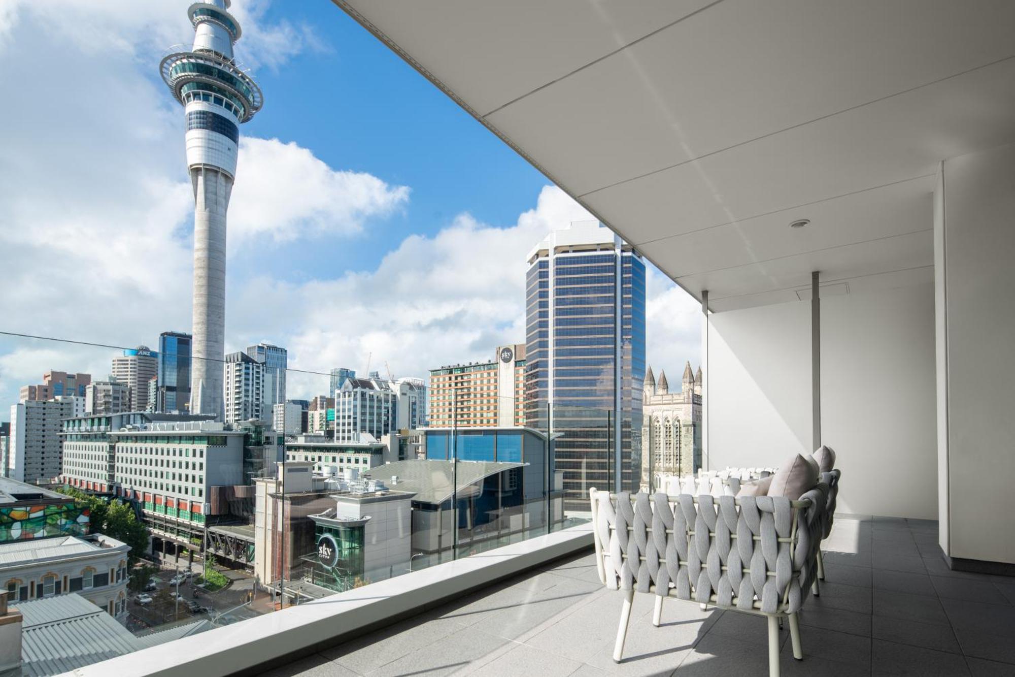 Quest On Hobson Serviced Apartments Auckland Eksteriør billede